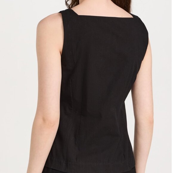 Ciao Lucia Black Amira Sleeveless Buttoned Tank Top Size XS - Picture 5 of 11